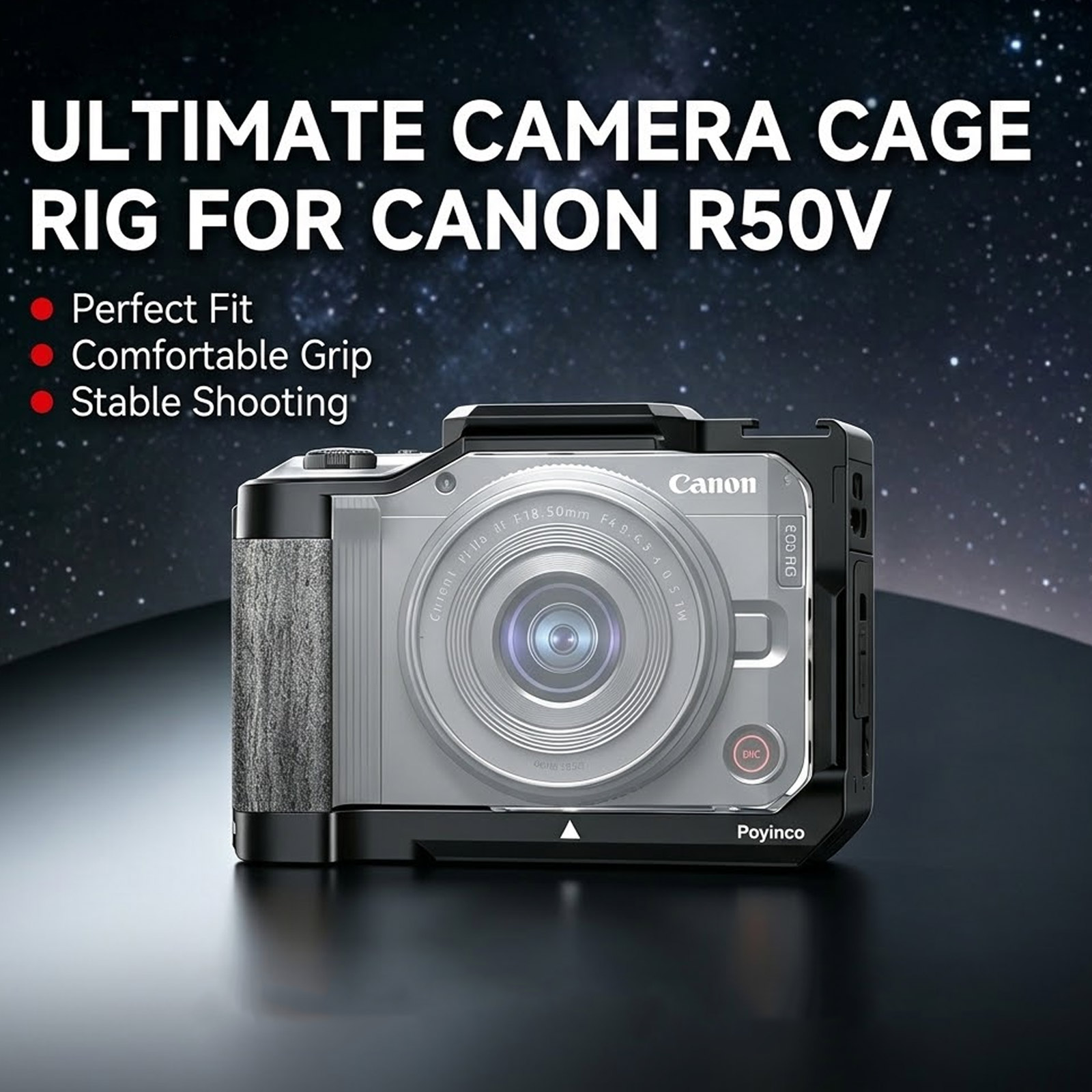Canon Camera Eos R50 - Gaiola de Câmera em Liga de